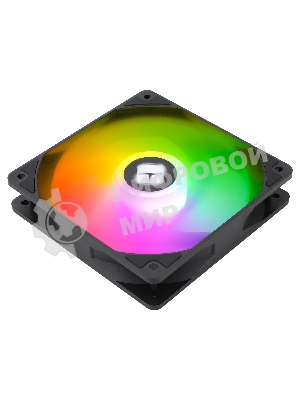 Кулер для корпуса Thermaltight TL-C12C-S (120x120x25мм, 4-pin PWM, ARGB, 66.17CFM, 25.6dBA, 1550RPM, черный)