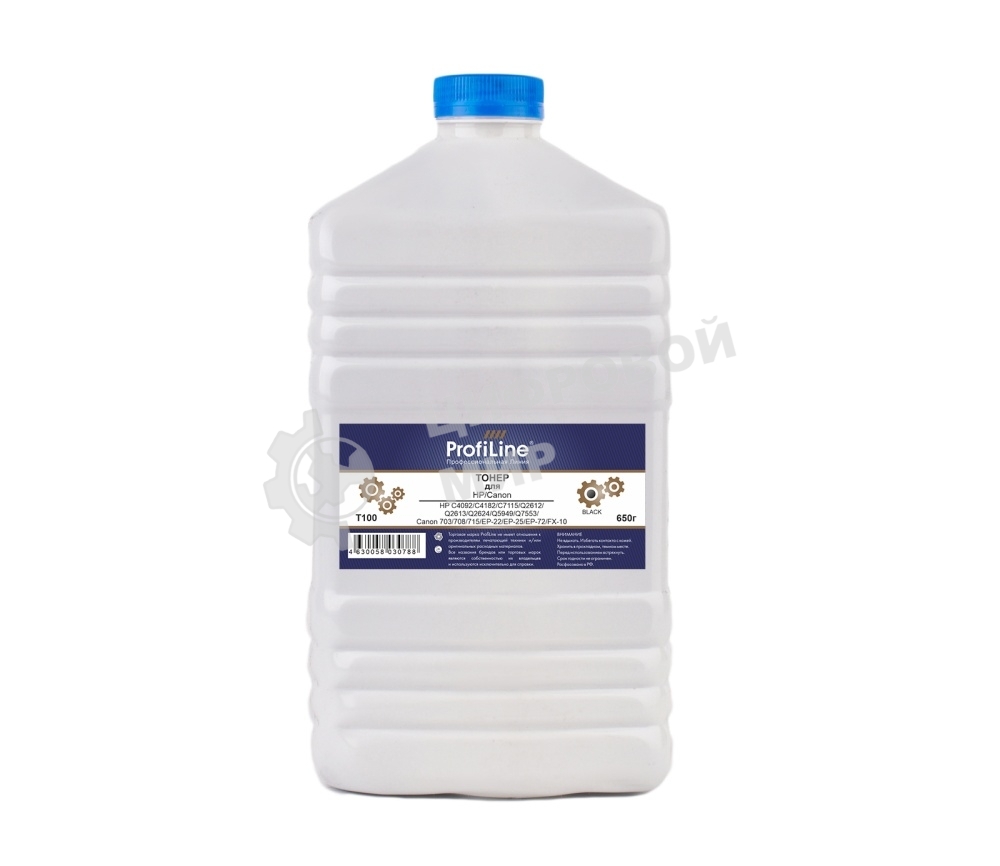 Тонер ProfiLine Q2612/Q2613/Q2624/Q7553/Q5949/C7115/C4092/C4182 650 гр (T100) PL TTI Фас РФ