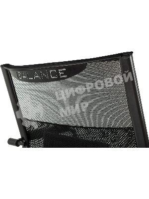Кресло офисное Бюрократ CH Balance-Low черный Elastic-102 TW-11 сетка/ткань, низк. спин. крестов. металл черный