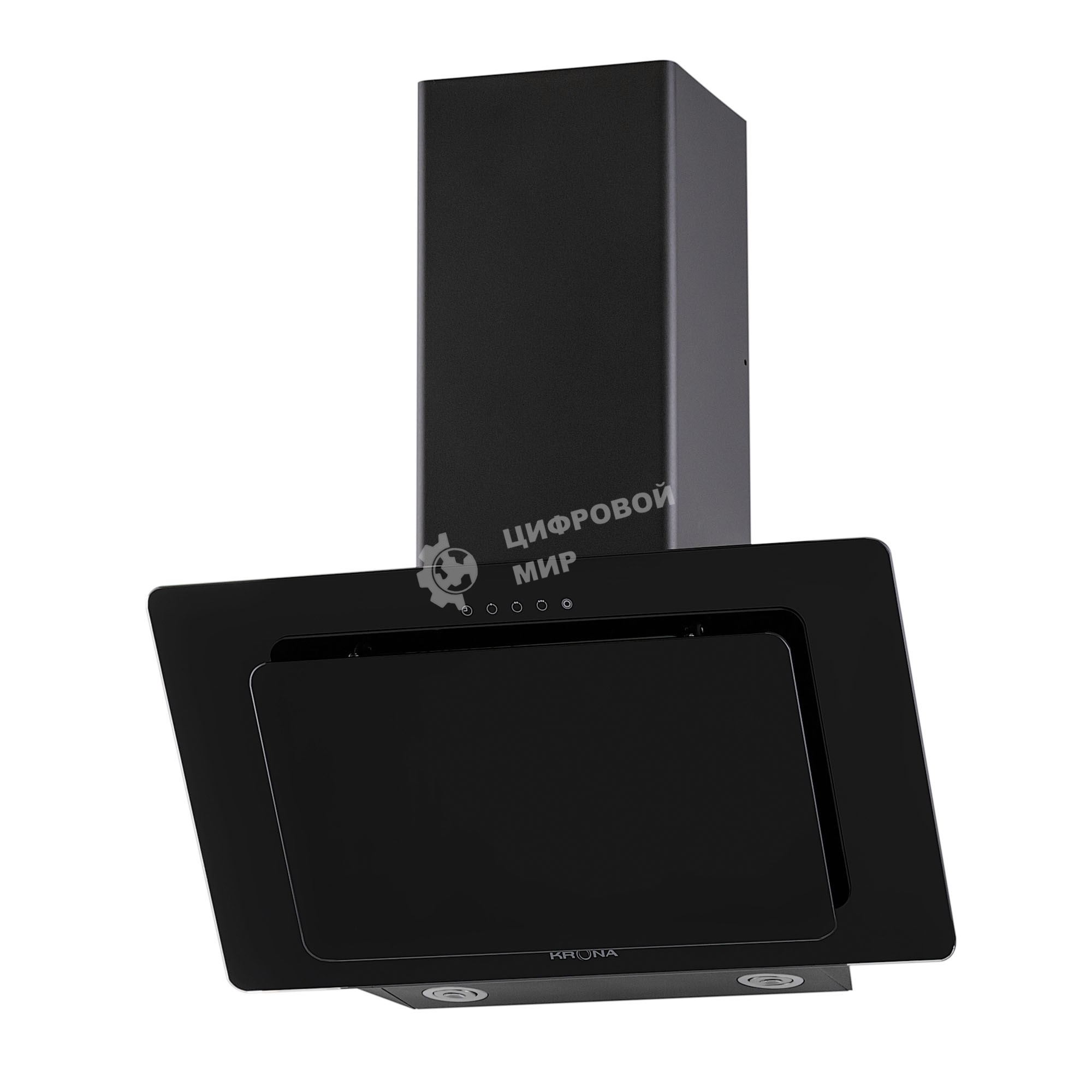 Вытяжка наклонная KRONA Liva 600 S черный, 60 см, 715 куб. м/ч, 52 дБ