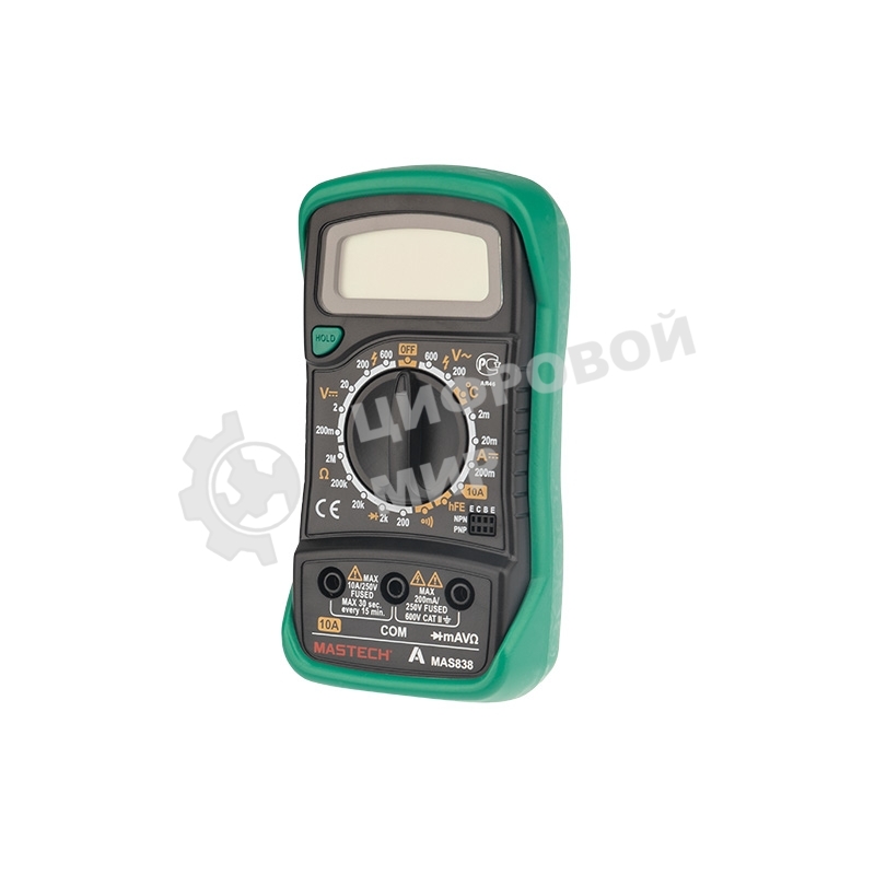 Мультиметр портативный Mastech MAS838, ручной 13-2008