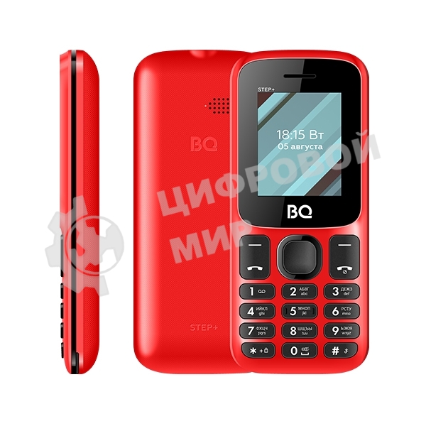 Мобильный телефон BQ 1848 Step+ красный/черный