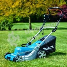 Газонокосилка Makita ELM4121 1600Вт,41см,7уровн,20\75мм,50л,14.5кг,кор,сталь,2Cut,инд заполнения,мульчирование