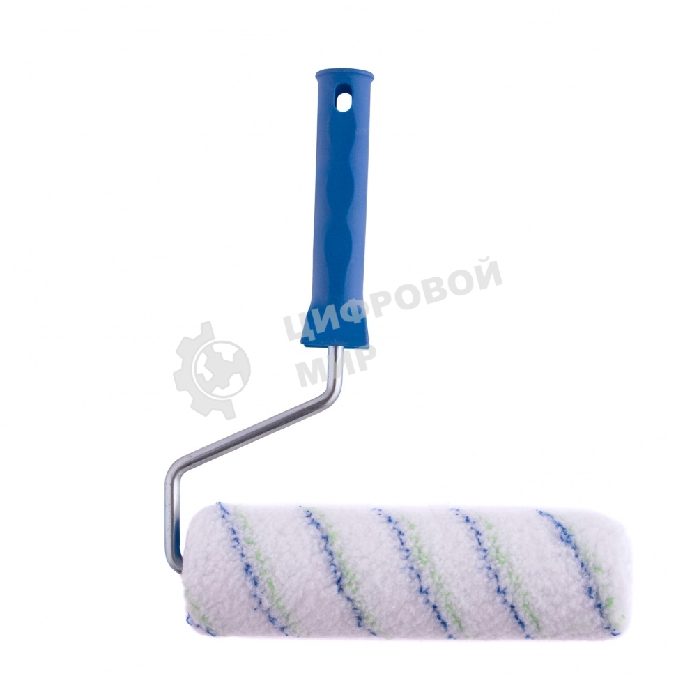 Валик Сибртех Водные краски, 250 мм, ворс 12 мм, D - 48 мм, D ручки - 8 мм