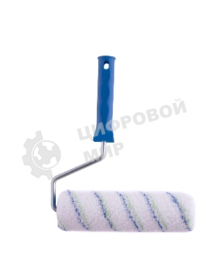 Валик Сибртех Водные краски, 250 мм, ворс 12 мм, D - 48 мм, D ручки - 8 мм