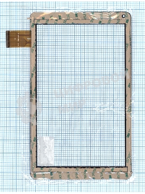 Сенсорное стекло (тачскрин) SQ-PGA116BO1-FPC-AO, черное