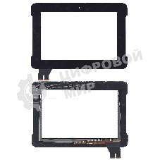 Сенсорное стекло (тачскрин) для Asus PadFone S (PF500KL) Station, черное