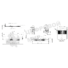 Разъем FPC Half Coverage Bottom Contact 0.5K-BX-12PWB 12 pin высота 2мм шаг 0,5мм