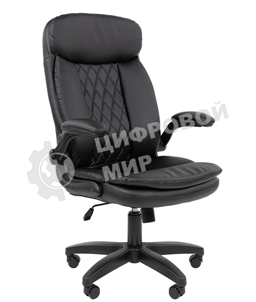 Кресло руководителя Chairman 533 Россия экокожа черный