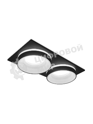 Светильник Ambrella light TN319/2 SBK черный песок GU5.3 182*92*40