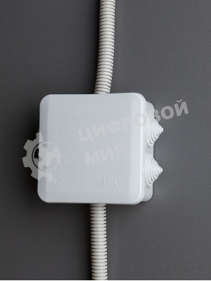 Коробка распаячная ОП 100х100х50 IP44 КМ41255 IEK UKOZ11-100-100-050-K41-44