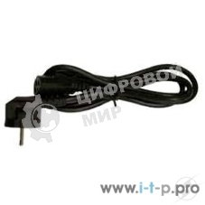 Кабель питания Gembird 4.5-5.0м, черный, с заземление, пакет