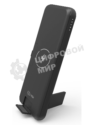 Портативный аккумулятор Cactus CS-PBFSQT-10000 Li-Pol 10000mAh 3A+3A черный 1xUSB беспроводная зарядка