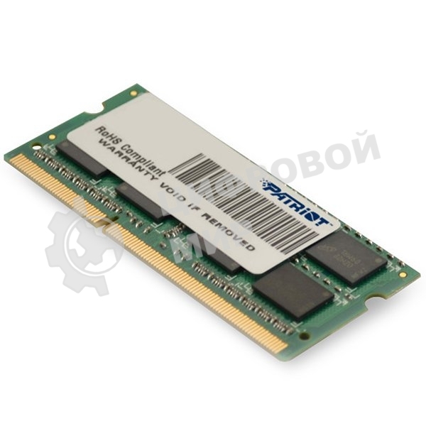 Оперативная память Patriot, DDR3L, 4GB (1x4 GB), 1600 MHz, CL11, SO-DIMM