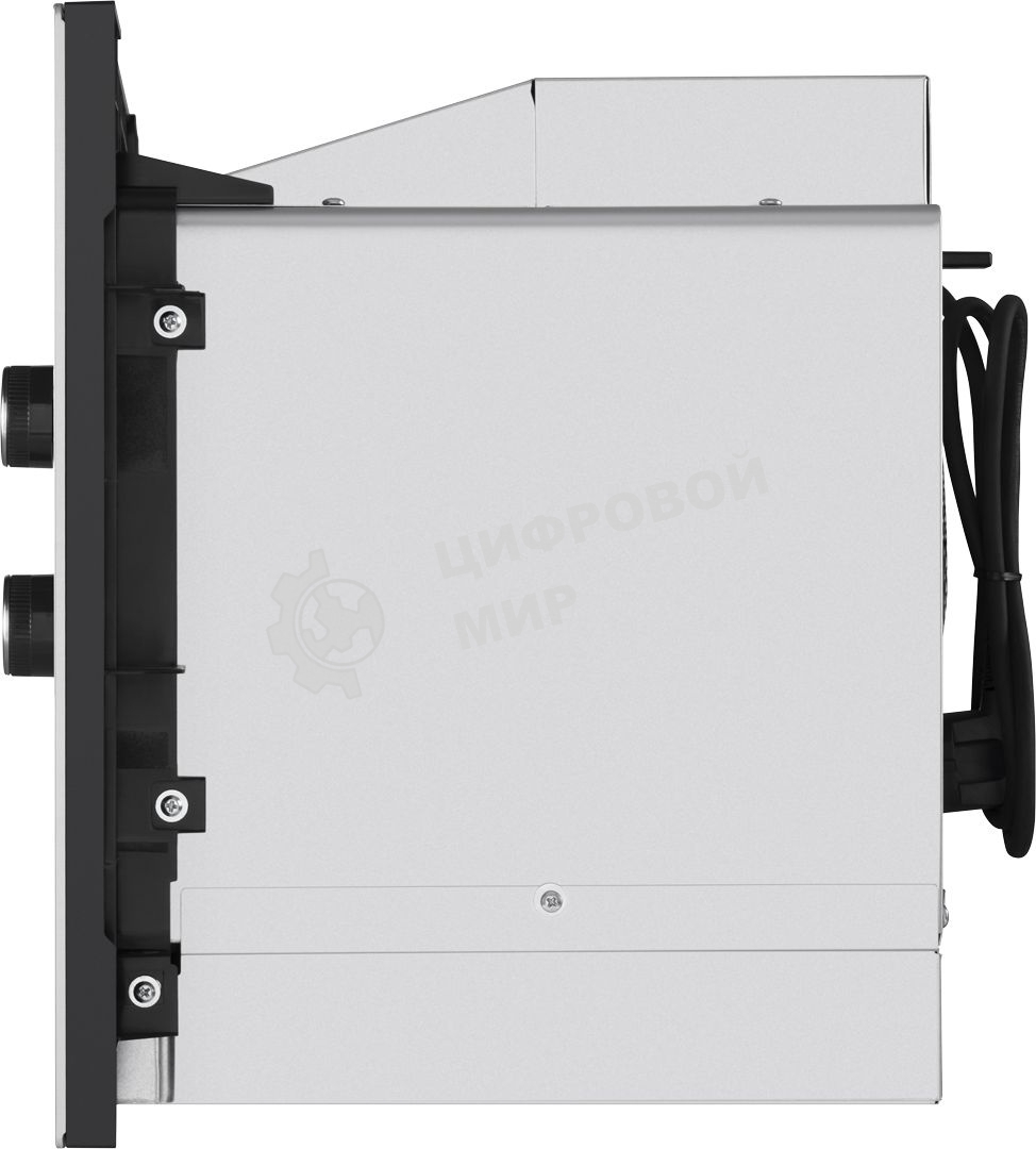 Встраиваемая микроволновая печь Maunfeld MBMO.20.1PGb черный, 20 л, 800 Вт, переключатели - поворотный механизм