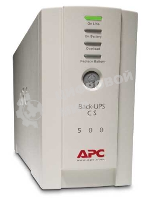 Источник бесперебойного питания APC Back-UPS BK500EI 300Вт 500ВА бежевый
