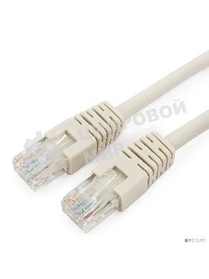Патч-корд UTP Cablexpert PP6U-2M cat.6, 2м, литой, многожильный, серый