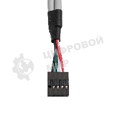 Планка портов в корпус 2xUSB2.0 ExeGate BrctUSB2-2A (USB 2.0 9pin (IDC 9pin F) --> 2x USB 2.0 Af, кабель 20 см)