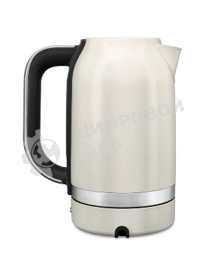Чайник электрический KitchenAid, 1.7 л, регулировка температуры 50-100 градусов, съемный фильтр от накипи, индикация уровня воды, автоматическое отключение, белый