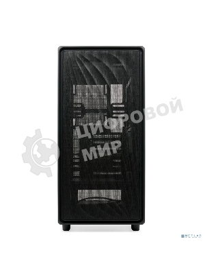 Компьютерный корпус без блока питания HSPD M510, Mesh Mid Tower, черный, TG, 0.5 SPCC, no fans ATX, mATX, mITX 180/280/160мм 1x2.5