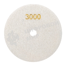 Круг алмазный KRANZ гибкий шлифовальный Черепашка 100 мм, P3000, сухое/мокрое шлифование