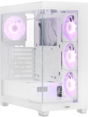 Компьютерный корпус Ocypus Gaммa C72 WH ARGB ATX/win/white/4 ARGB fans/no PSU/Tempered Glass