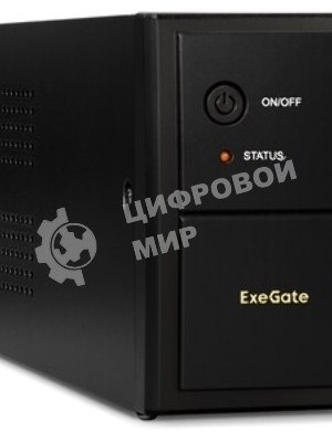Источник бесперебойного питания ExeGate SpecialPro UNB-600.LED.AVR.4C13.RJ.USB 600VA/360W, LED, AVR, 4*C13, RJ45/11, USB, черный