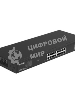 Коммутатор управляемый PoE Tenda TEG2220P-16-250W, 18 портов, 18x1 Гбит/с, SFP 2x1 Гбит/с, PoE 16x30Вт (до 230Вт)