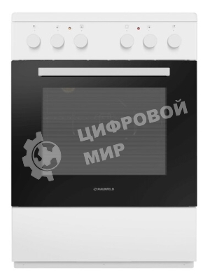 Плита электрическая Maunfeld MEC65CW07 белый, конфорок 4 шт, духовка 60 л, 60 см x 85 см x 60 см