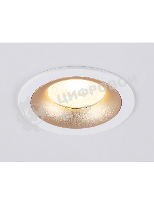 Светильник встраиваемый Ambrella light TN102723 WH/GD белый/золото GU5.3 92*92*23