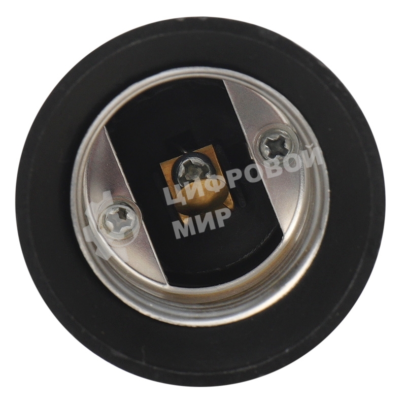 Переходник Rexant цокольный E14-E27 черный