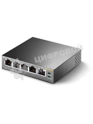 Коммутатор TP-Link SMB TL-SF1005P 5-портовый 10/100 Мбит/с настольный коммутатор с 4 портами PoE