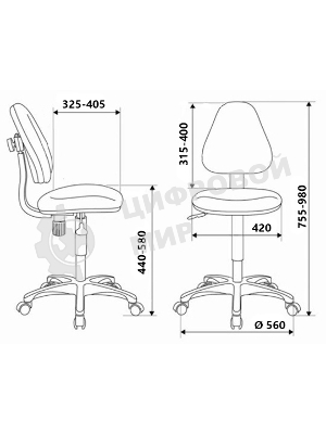 Кресло Бюрократ KD-4 мультиколор, ткань, 120 кг
