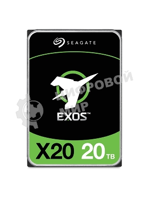 Жесткий диск Seagate HDD 20Tb 7200rpm Server Exos X20 HDD 512E/4KN (3.5