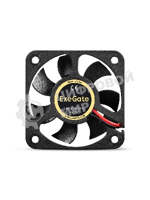 Вентилятор для корпуса ExeGate EX05010S2P-5 черный, 50 мм, 5500 об/мин, 27 дБ, 2 pin