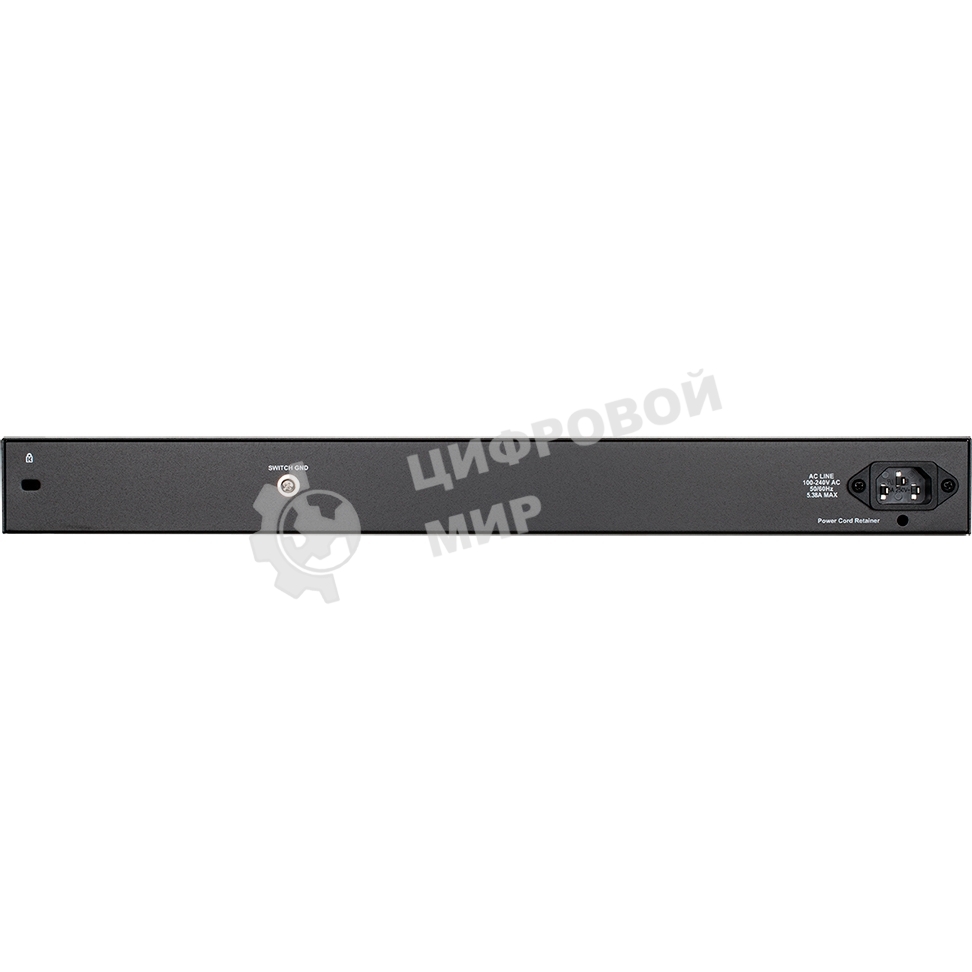 Коммутатор настраиваемый L2 D-Link DGS-1210-28MP/F4A с 24 портами 10/100/1000Base-T и 4 комбо-портами 100/1000Base-T/SFP (24 порта PoE 802.3af/at, PoE-бюджет 370 Вт)