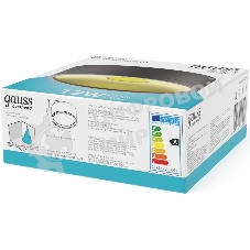 Светильник Gauss Overhead HD040 потолоч. 4000K цв.св.:белый серебристый/золотистый