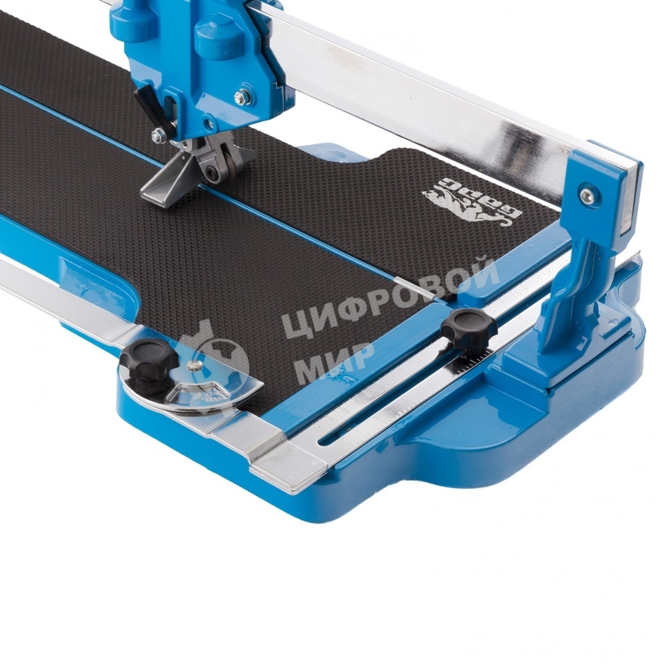 Плиткорез ручной монорельсовый 750 х 14 мм, ходовая каретка,9/4 рег.подшипников,литая станина Барс