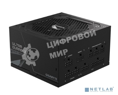Блок питания Gigabyte GP-UD1000GM PG5 RTL, 1000Вт, 80 PLUS Gold, 120мм, модульный, черный