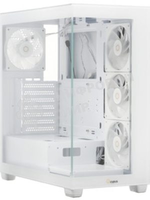 Компьютерный корпус Ocypus Gaммa C72 WH ARGB ATX/win/white/4 ARGB fans/no PSU/Tempered Glass