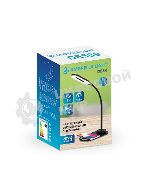 Светодиодная настольная лампа Ambrella light DE589 BK черный LED 3000-6400K 3W