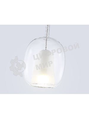 Подвесной светильник Ambrella light LH11121 BK/WH/CL черный/белый/прозрачный E27 max 60W D175*310