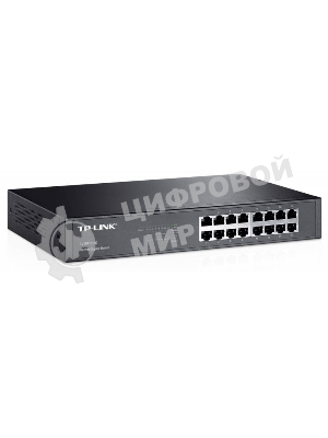 Коммутатор TP-Link TL-SG1016D, 16×1 Гбит/с, неуправляемый