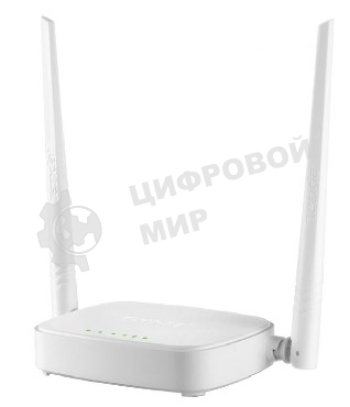 Сетевое оборудование Tenda N301 маршрутизатор 802.11n, до300Мбит/с, 2T2R, LAN: 3х10/100Мбит/с, WAN: 1х10/100Мбит/c, 2 внешние антенны 5дБи