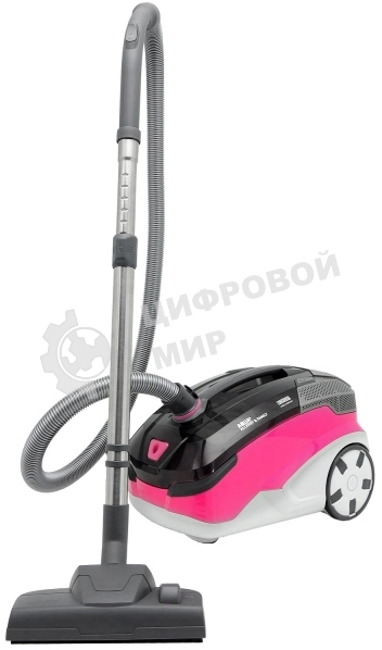 Моющий пылесос Thomas ALLERGY&FAMILY розовый/серый, 325/1700 Вт, уборка влажная/сухая/сбор жидкости, пылесборник мешок/контейнер 6 л