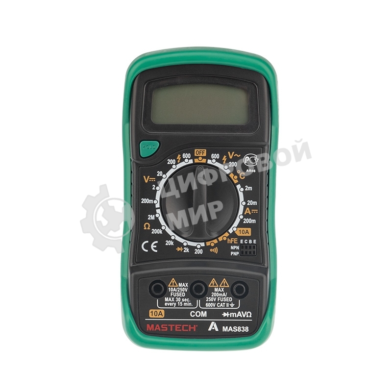 Мультиметр портативный Mastech MAS838, ручной 13-2008