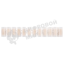 Клеммная винтовая колодка Rexant KВ-35 10-35, ток 80 A, полиэтилен белый (10 шт./уп.)