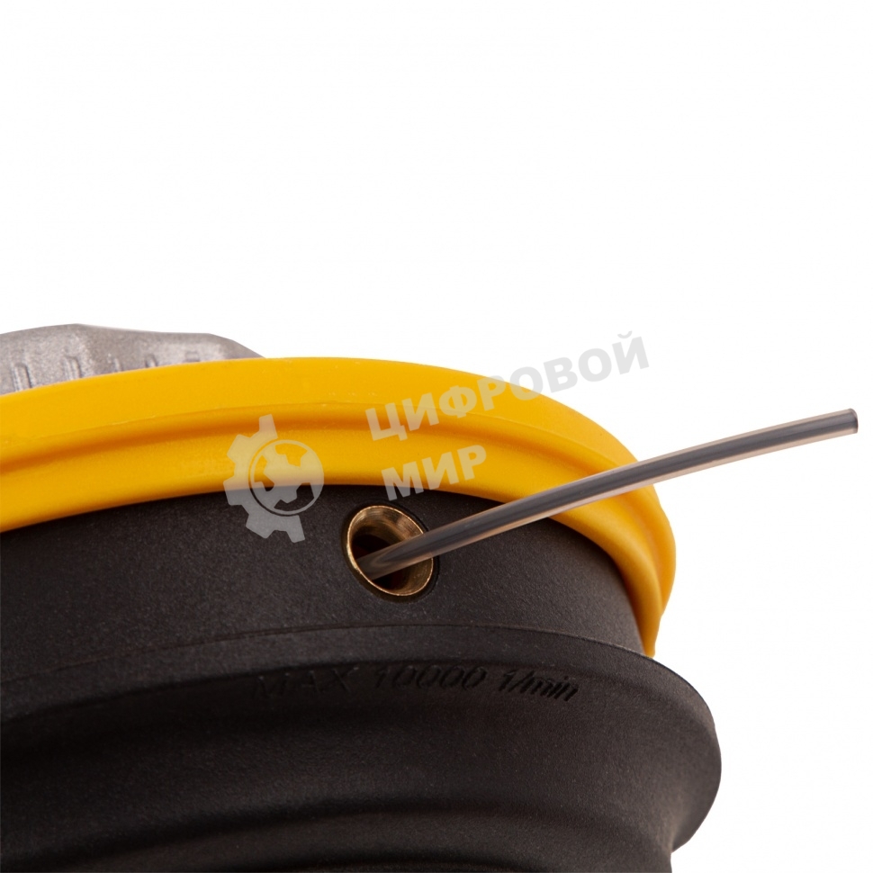 Катушка Denzel 96322 тримм. полуавтомат. легкая заправка лески гайка m10x1.25 винт m10-m10 алюм.кн