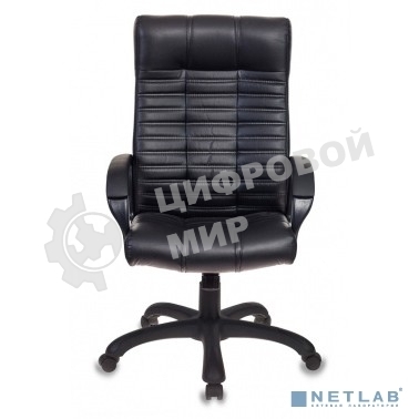 Кресло руководителя Бюрократ KB-10/BLACK черный, искусственная кожа