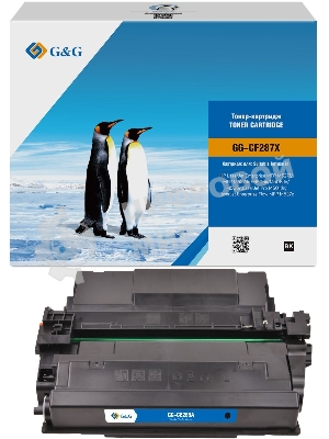 Картридж G&G аналог HP CF287X 18k с чипом